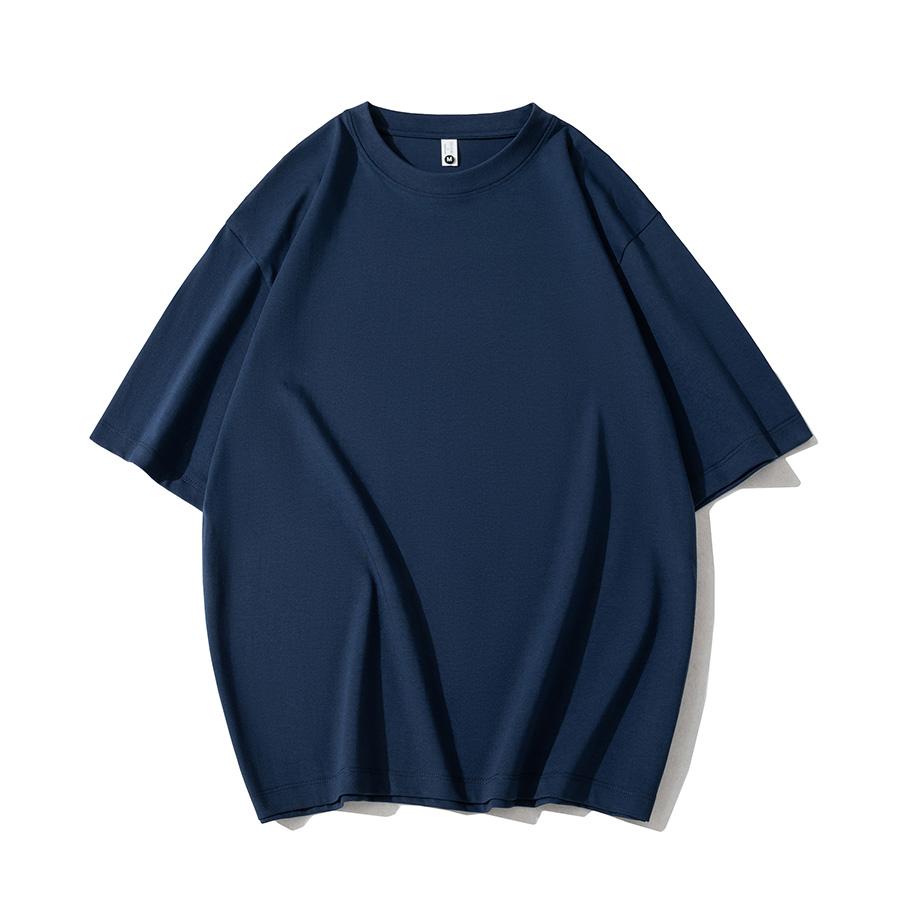 Мужская однотонная футболка свободного кроя Harajuku M 1479₽