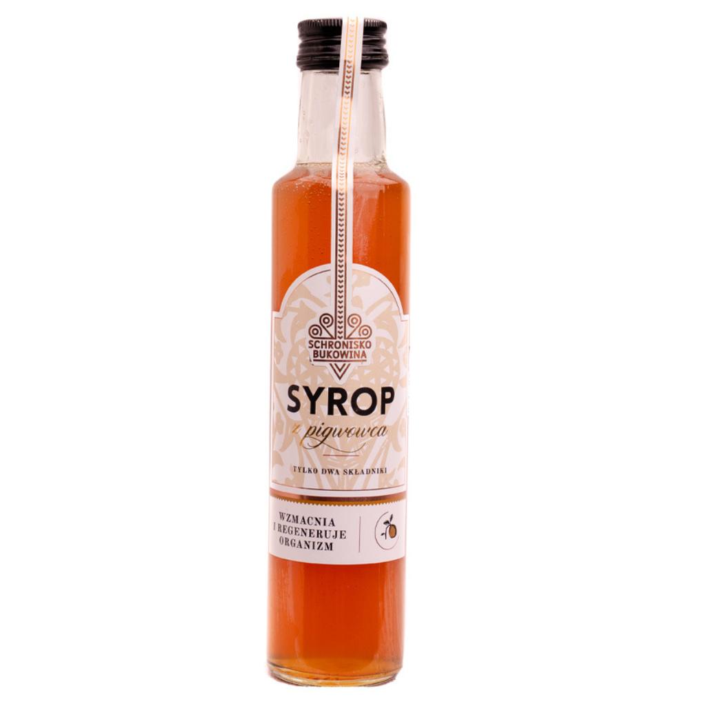 Natural sea buckthorn syrup 250ml - Bukowina Shelter