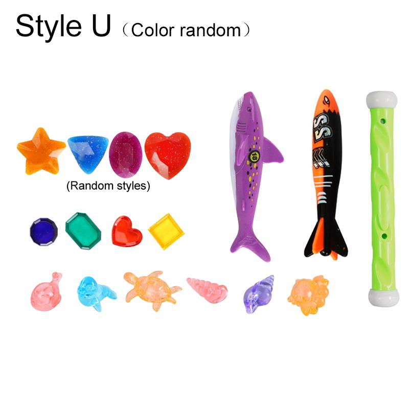 Diving Props Swim Pool Decoration Colored Plastic Summer Water Play Equipment Training Outdoor Leisure Entertainment TMZ