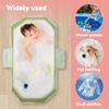 Foldable Baby Bathtub Portable Toddler Bathtub Shower Basin 2 Color Safe and Secure Thermal Bath Barrel for Children