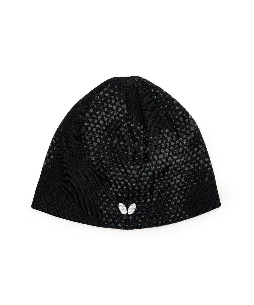 Beoteopeullaiseupocheuweeo Acrylic Pattern Beanie Black