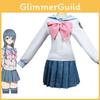 Stylish Sayaka Maizono Danganronpa Anime Uniform Costume Cosplay Suit With Wig