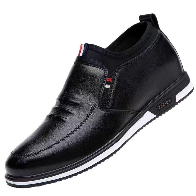 Leather shoes men's business casual shoes fashion Doudou shoes lazy casual business shoes
