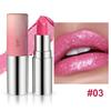 Rossetto Glitterato al Diamante Lunga Tenuta Impermeabile Idratante Altamente Pigmentato Brillantezza Metallica Perlescente Non Si Attacca alla Tazza Labbra