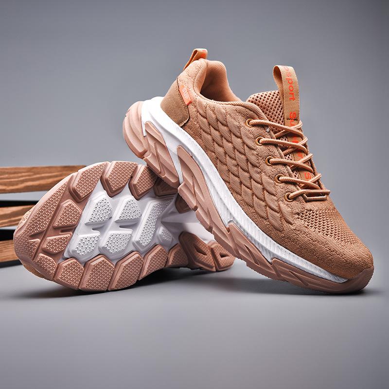 

Foreign trade men s shoes 2021 spring flying woven breathable fish scale casual shoes Internet celebrity net shoes student sports running shoes 46