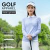 PGM Women's Autumn/Winter Golf Apparel: Long-Sleeve Polo Shirt & Pants Set