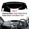 Car Dashboard Cover Non Slip Pad For Ssangyong Rodius 2007 - 2018 Auto Car Dash Mat Sun Shade Pad Anti-UV Cushion