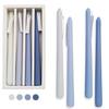 10 Inch Scented Taper Aromatherapy Popular Candles for Home Candles, Candles, Candles, Weddings, Anniversaries, Decor, 4-Pack (Gradient Blue)