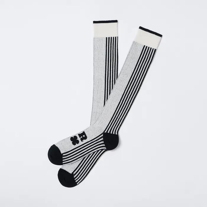DRP Play Knee Socks DAILY LUCKY ROUTINE BLACK
