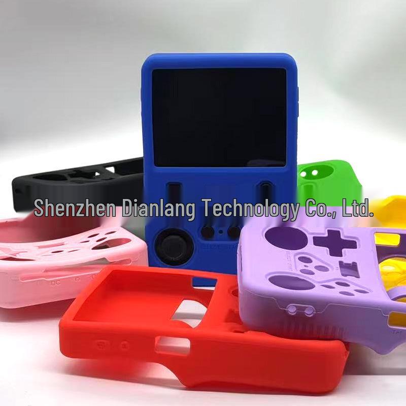 Silikon-Schutzhülle & Staubdichte Aufbewahrung für ANBERNIC R36S Handheld-Konsole