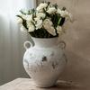 Vaso in Ceramica Vintage un Design Minimalista Retrò Perfetto per Composizioni Floreali Idroponiche una Scelta Ideale per la Casa