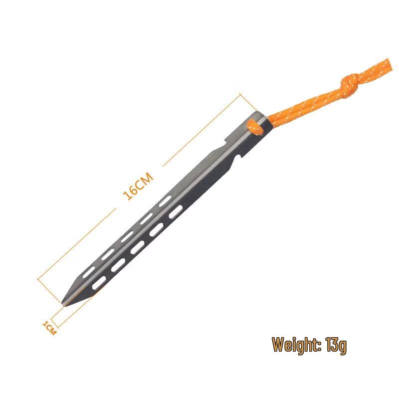 

WEZHO Titanium V-Shape Tent Stakes