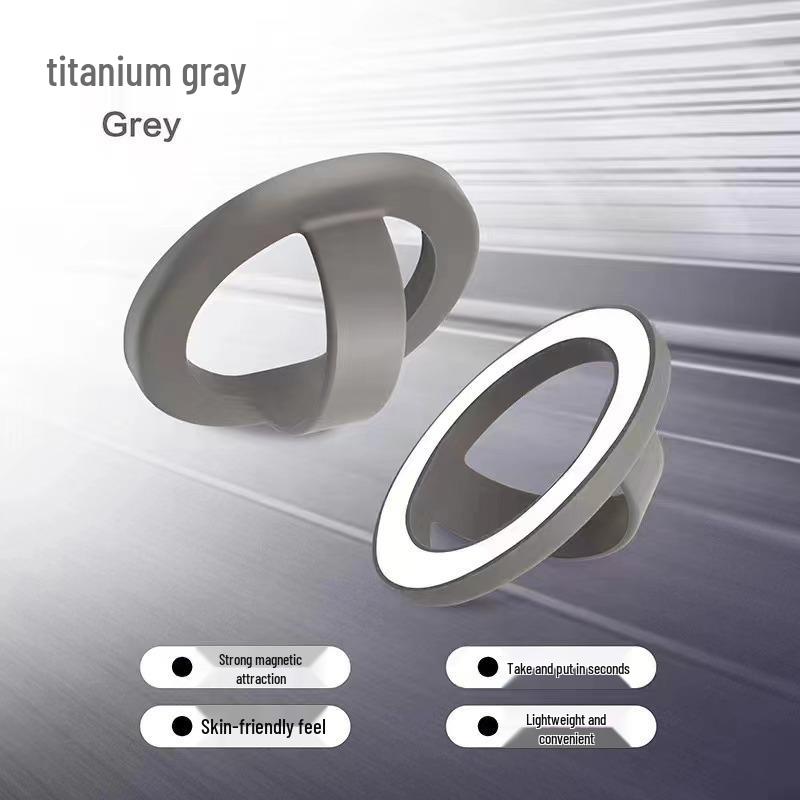 Apple iPhone 15 3D Silicone Magnetic Ring Stand & Finger Grip Cover