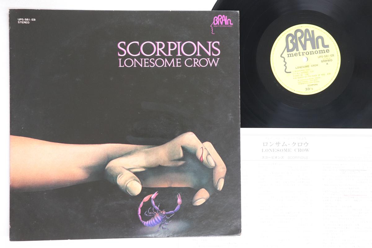 

Виниловая пластинка SCORPIONS - Lonesome Crow UPS581EB BRAIN 1976 Япония Металл Б/У