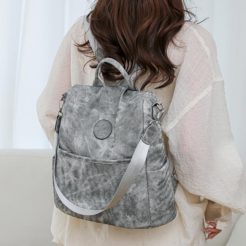 Рюкзак из искусственной кожи большой емкости — фото 20