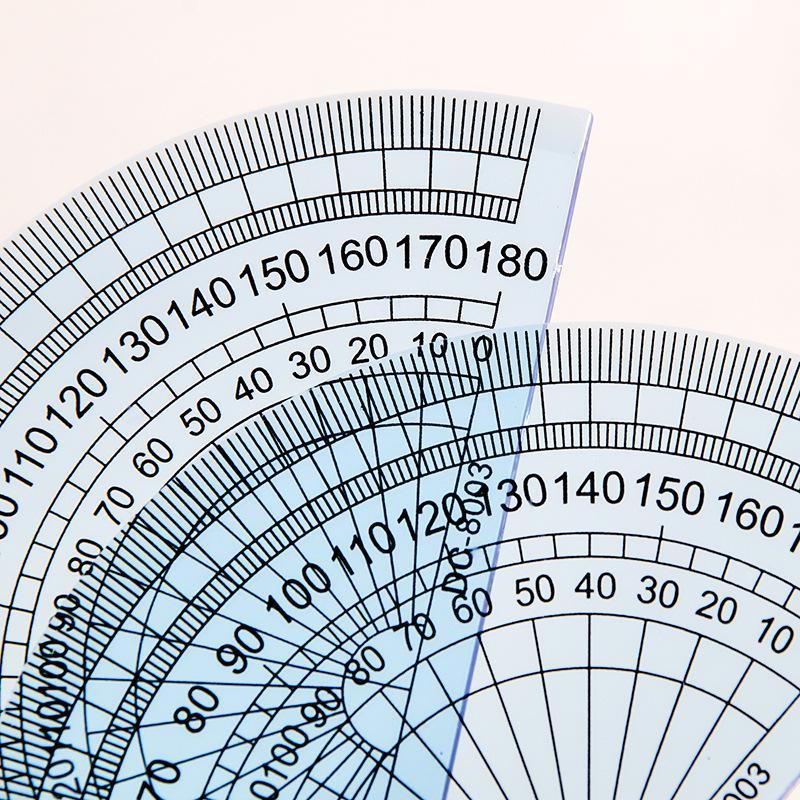 Dongchao 10cm Semicircular Protractor Ruler for Students