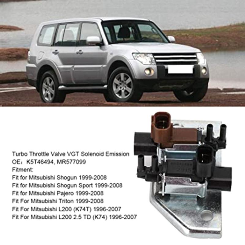 Throttle e EGR Solenoid e Pressure Sensor for L200 Sport Shogun Replace MR577099 Car Repair Accessories