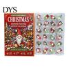 Creative Gift Box 24-Day Gnome Advent Calendar, Diamond Style Acrylic Ornament Set with Halloween Party Supplies Theme, Hanging Decor for Tree Window,