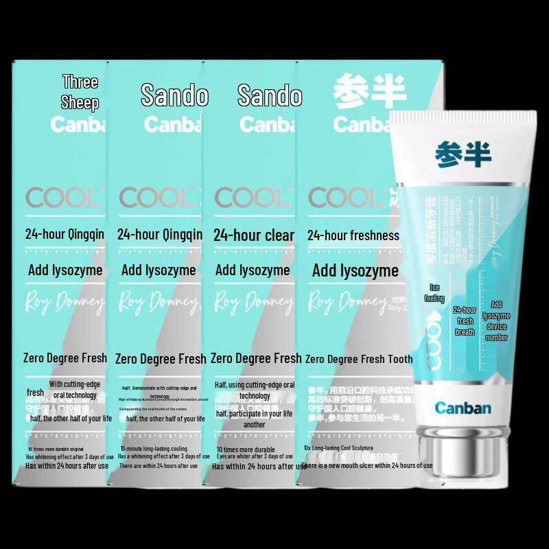 Canban Zero Degree Fresh Toothpaste 4-Pack