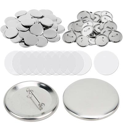 20/40sets Tinplate Glossy Badge Material DIY Handmade Brooch Accessories Consumables for Anime/Game/Handicraft Lovers Fans XJM