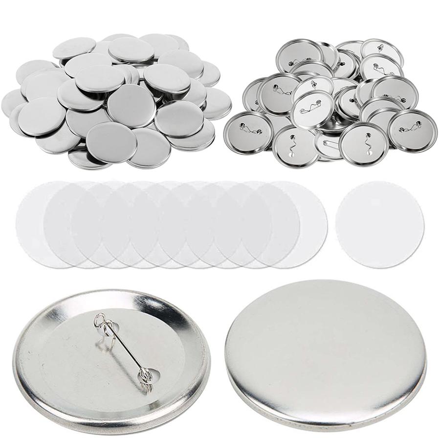 20/40sets Tinplate Glossy Badge Material DIY Handmade Brooch Accessories Consumables for Anime/Game/Handicraft Lovers Fans XJM