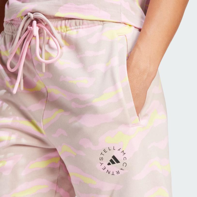 Adidas X Stella McCartney Printed Sweat Pants Women Bottoms Pink IN3629