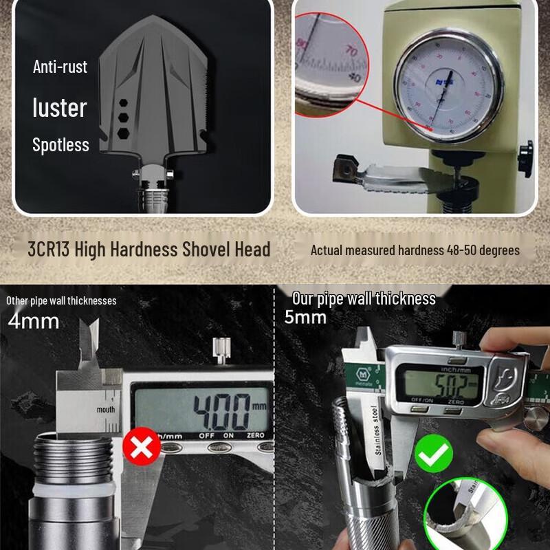 Shiyi Multi-functional Folding Survival Shovel & Tool Kit