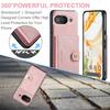 For Google Pixel 9a Case JEEHOOD J01 Retro Leather Phone Back Cover with Detachable Magnetic Card Holder