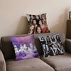 Kpop B-Babymonster Pillow Case Throw Pillow Chair Seat Cushion Nap Pillows Chair Cushion Seat Soft Pad Pillow Sofa Cushion