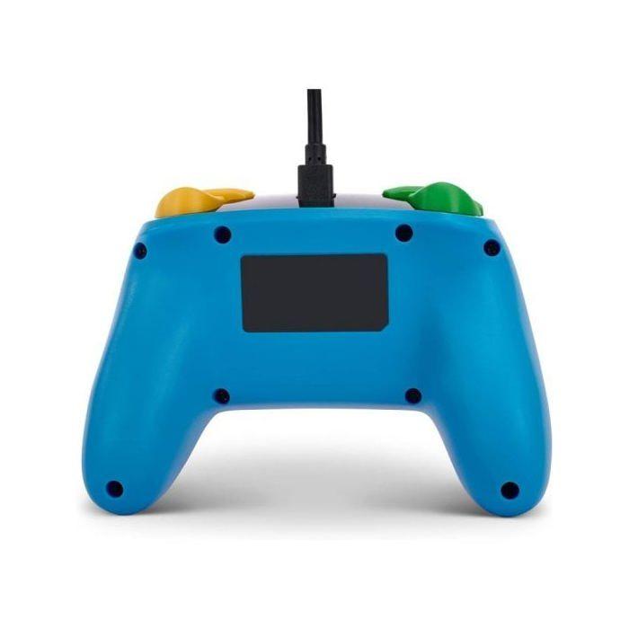 Manette de jeu - POWERA - Super Mario - Filaire - Vibration - Rouge