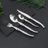 Jaswehome Nerezová Sada Příborů Laguiole Zdobené Stolní Nože Vidličky&Lžíce Sady Západní Stolní Nádobí