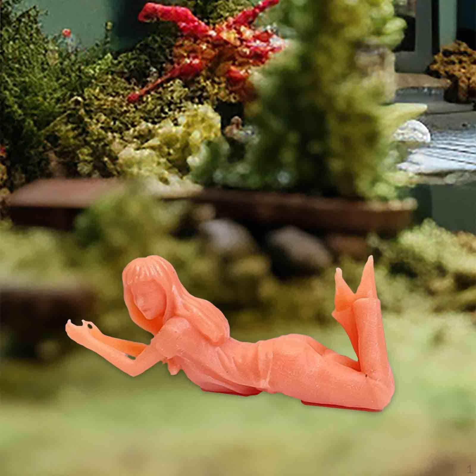 

Набор миниатюрных фигурок-диорам для декора кукольного домика HO Scale Girls