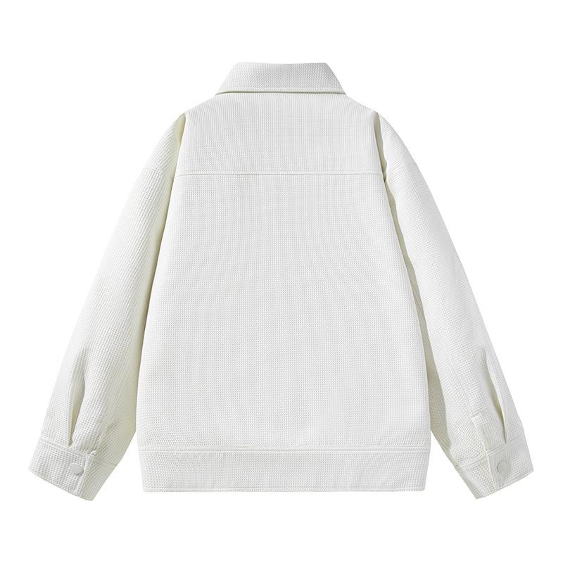 American Tooling весна и осень лацкан однобортный мужской и женский однотонный модный — фото 5