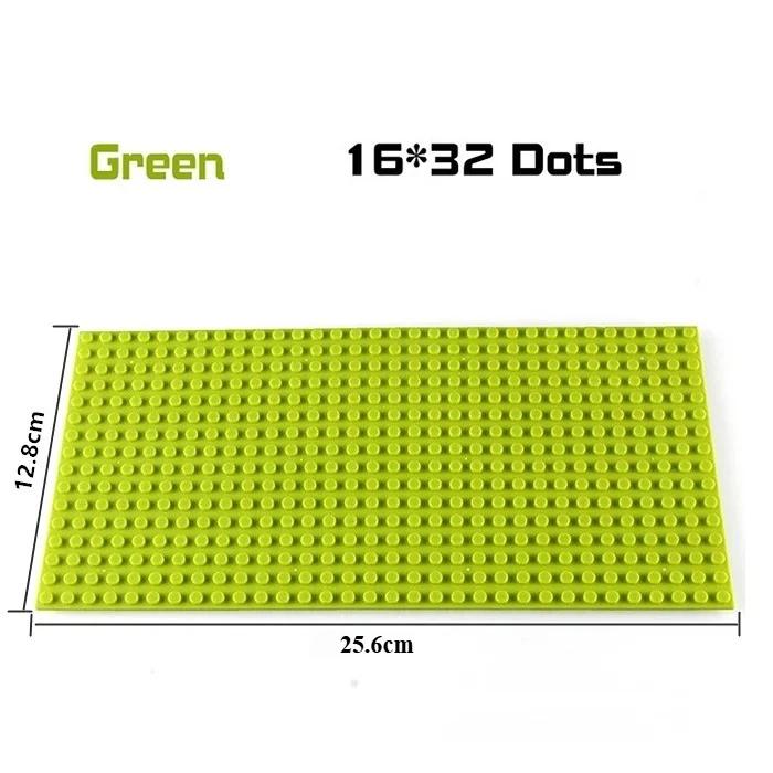 Non-Toxic 32*32*16*16 Dots Base Plate Building Block Diy City Traffic Road Figures Construction Toys Bricks Baseplates For Kids Toys
