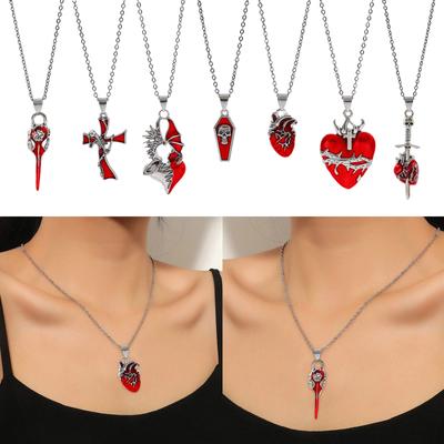 Regulowana długość naszyjnika z metalowym wisiorkiem Unisex Streetwear Accessory Hip Hop Choker Biżuteria dla mężczyzn i kobiet