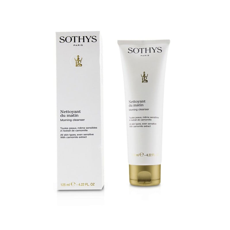 Sothys Morning Cleanser for All Skin Types, Including Sensitive Skin, with Chamomile Extract, 125ml