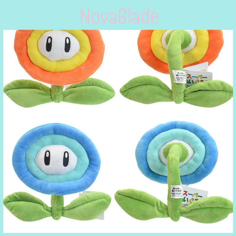 New Mario Plush Orange Flame Blue Ice Sunflower Soft Toy 18cm