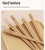 Mold-Resistant Four-Sided Nanmu Bamboo Chopsticks, High-Grade Carbonized Tableware
