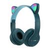 Wireless Headphones Cat Ear With Mic Bluetooth Cool Glow Light Stereo Bass Helmets Kids Gamer Girl Gifts