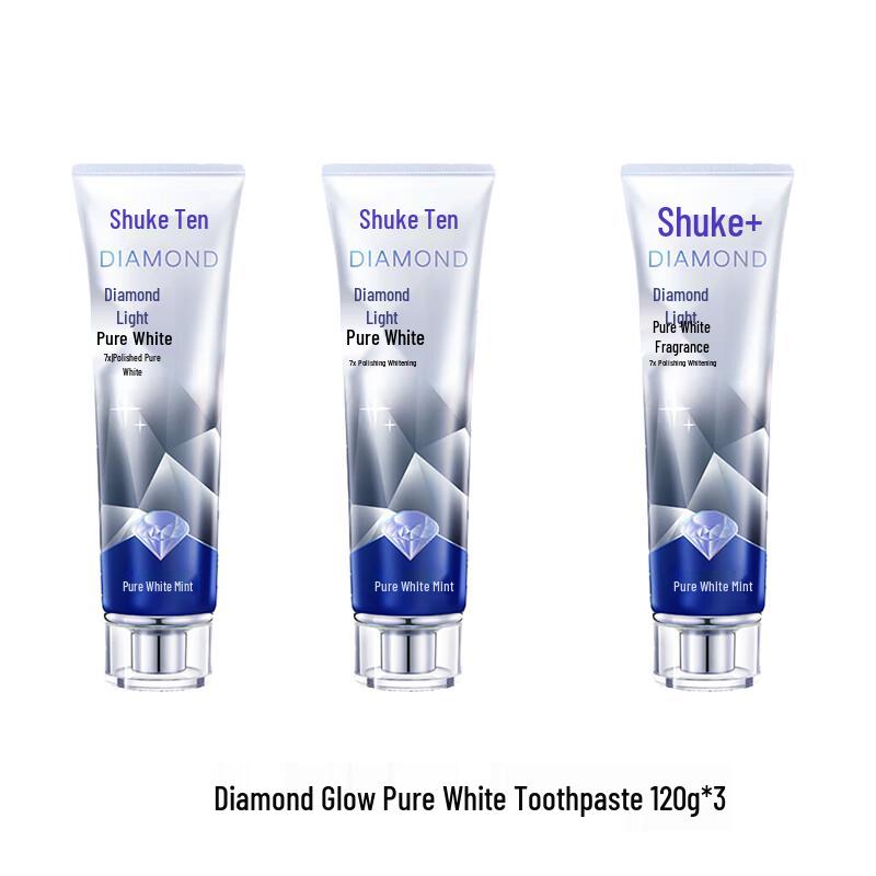 Shuke Diamond Brightening Whitening Toothpaste 3-Pack