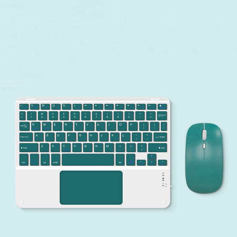 English Bluetooth Keyboard 10 inch for iPad Air Pro Wireless Rechargeable Keyboard for Phone Tablet Laptop Universal