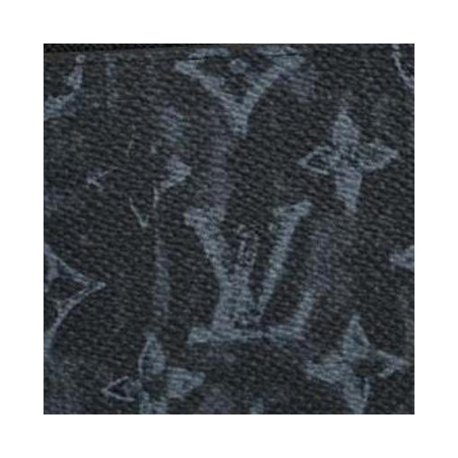 Louis Vuitton Logo-Print Canvas Geldbörse Herren Geldbörsen Schwarz M80017