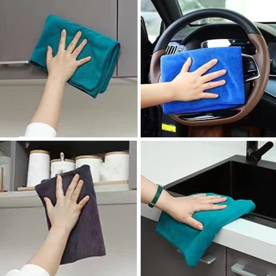 Yousheng Microfiber Hair Wrap Towel 14" x 30" Absorbent Bathroom Towel Kitchen Cleaning Towel Washcloth for Spa Salon Swimming Pool