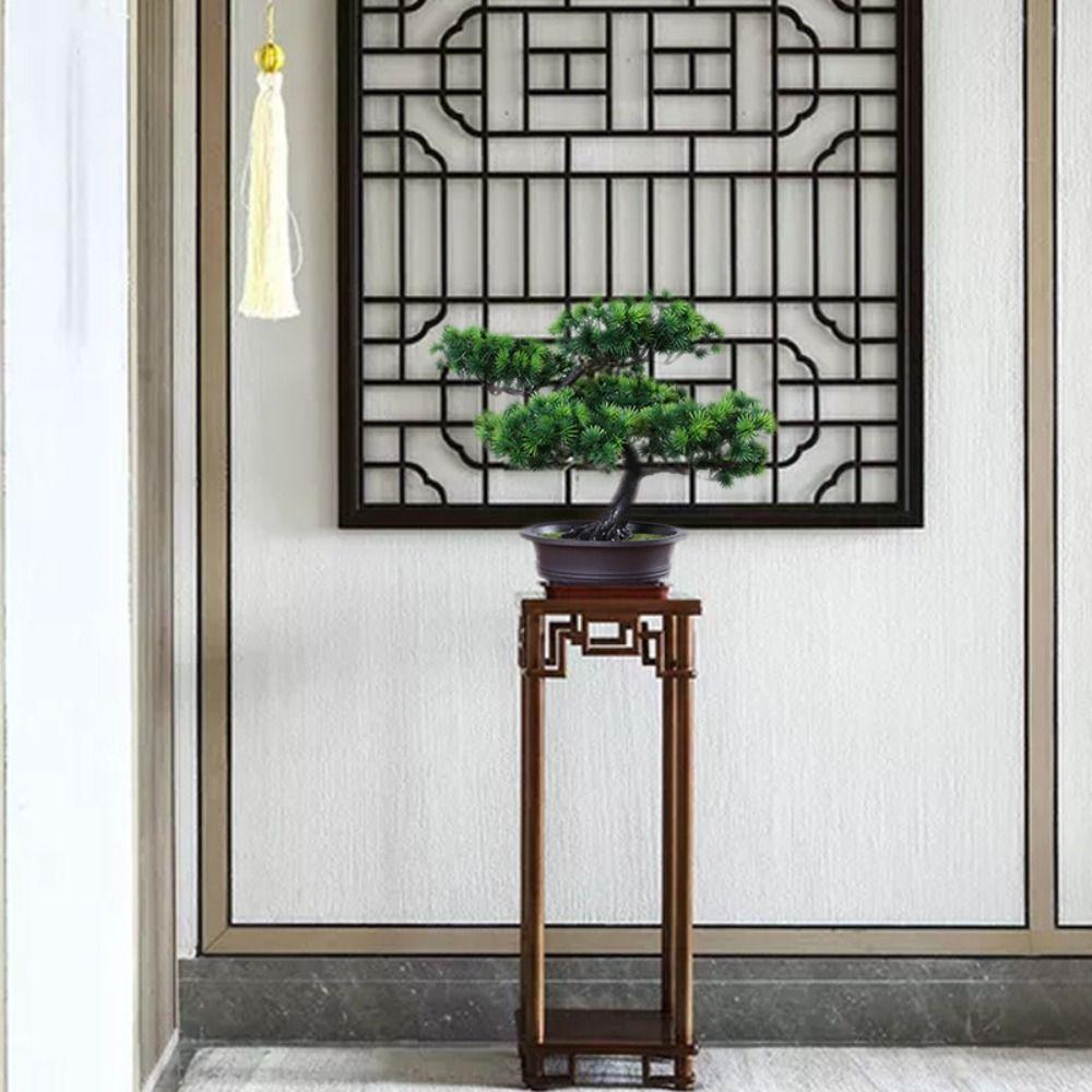 Plastic Artificial Pine Plants Bonsai Realistic Artificial Bonsai Plants Indoor