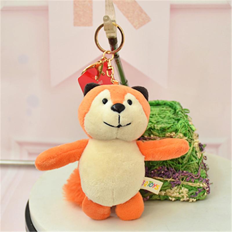 Pingente de boneca pônei fofo boneca capivara de pelúcia pingente de bolsa animal da floresta chaveiro mascote cavalo