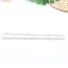 New 2-Row 10 Piece 9 * 200mm Fully Transparent SS14 Diamond Bikini Connector Buckle Metal Chain Swimsuit Accessories