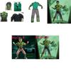 Hulk Avengers The Muscle Mask Costume Boys Cosplay Kids Carnival Clothes Fantasy