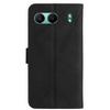 HT05 For OnePlus Nord 4 Case Skin-Touch Lines PU Leather Flip Phone Cover