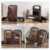 Small Crossbody Bag For Men Genuine Leather Shoulder Sling Bag With Card Holder Waist Pack For Cellphone