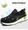 Steel Toe Anti-Puncture Men's Safety Shoes Summer Lightweight Breathable Work Safety Shoes Men Women Work Sneakers